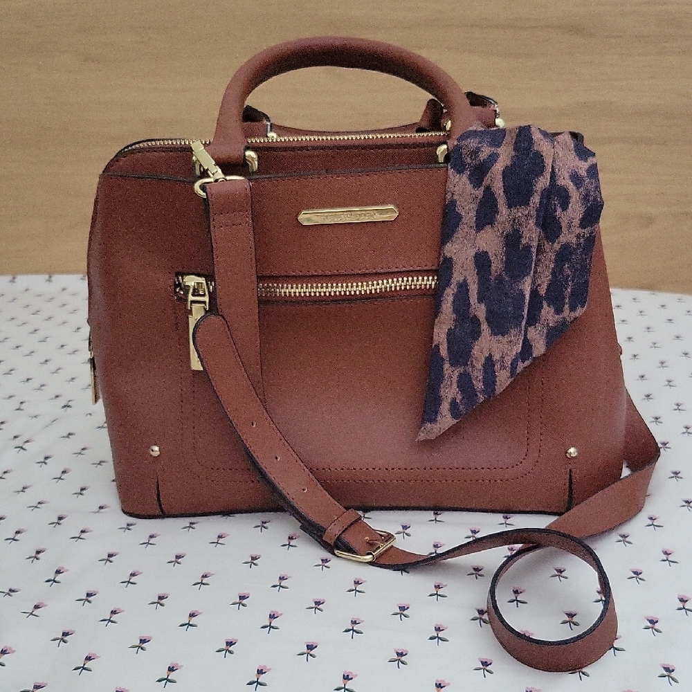 Steve Madden Satchel With Scarf